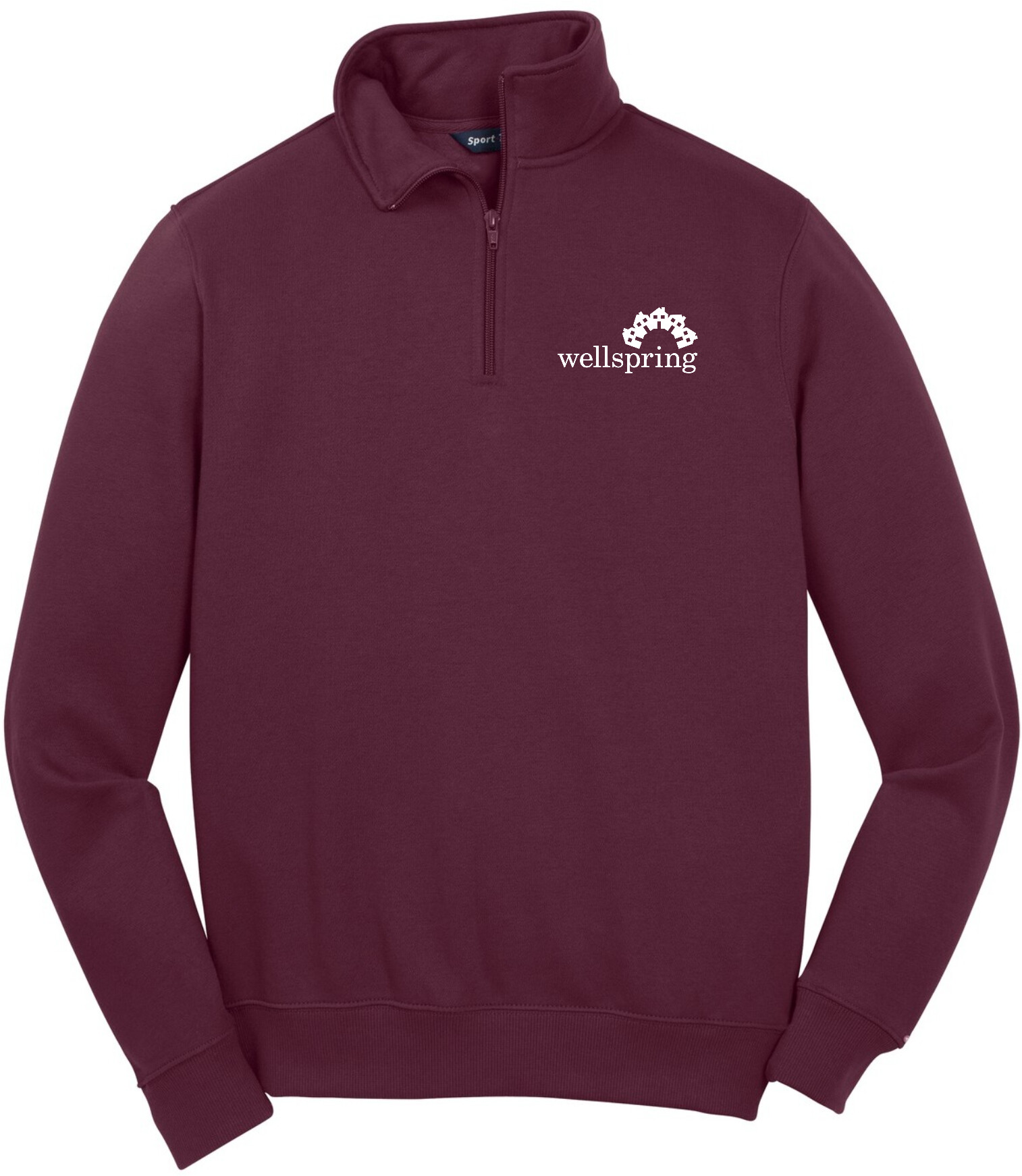 Sport-Tek® 1/4-Zip Sweatshirt - ST253 (White Logo)