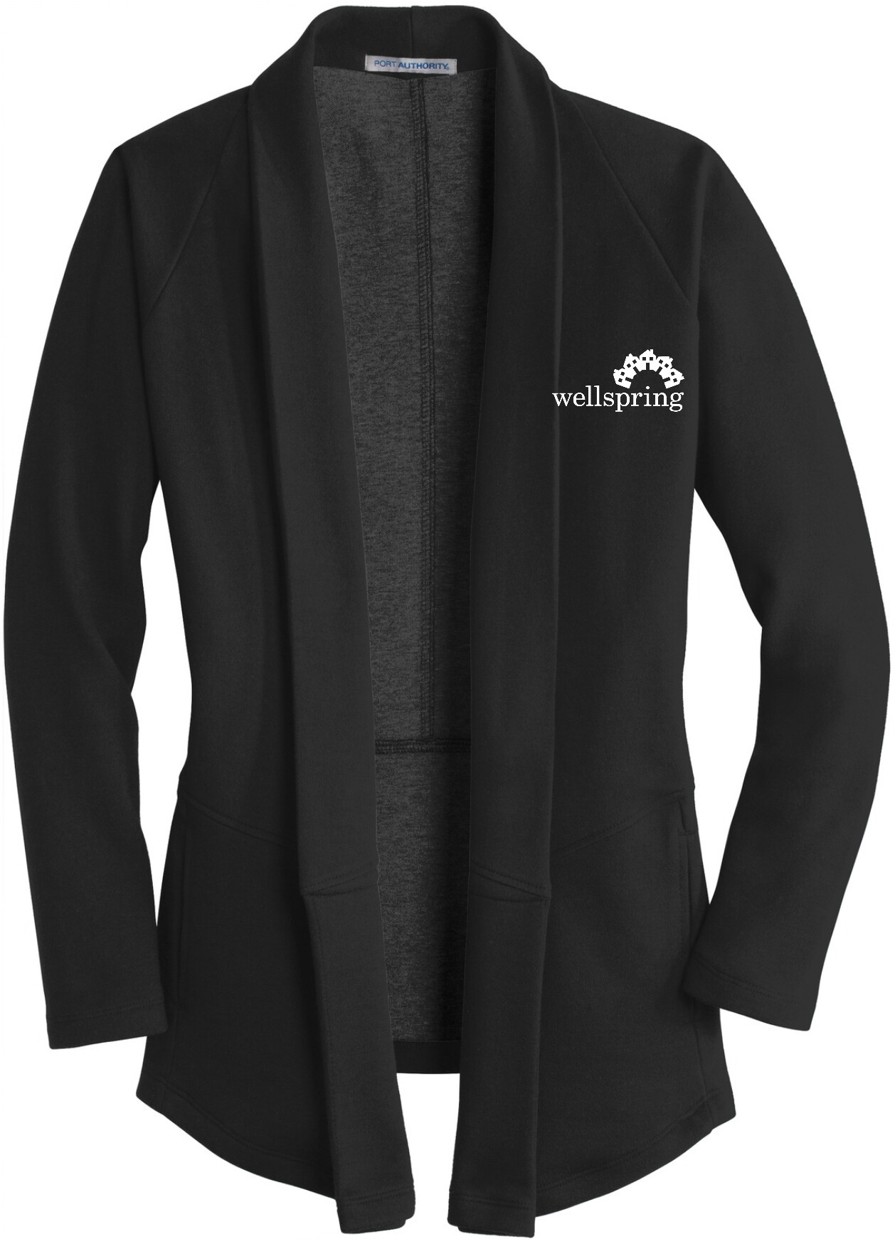 Port Authority® Ladies Interlock Cardigan - L807 (White Logo)