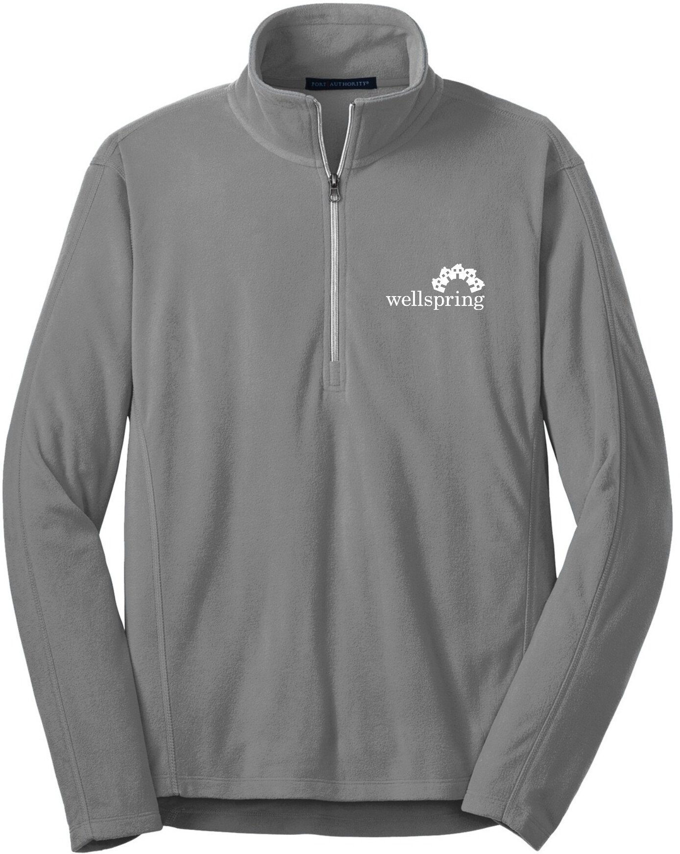 Port Authority® Microfleece 1/2-Zip Pullover - F224 (White Logo)