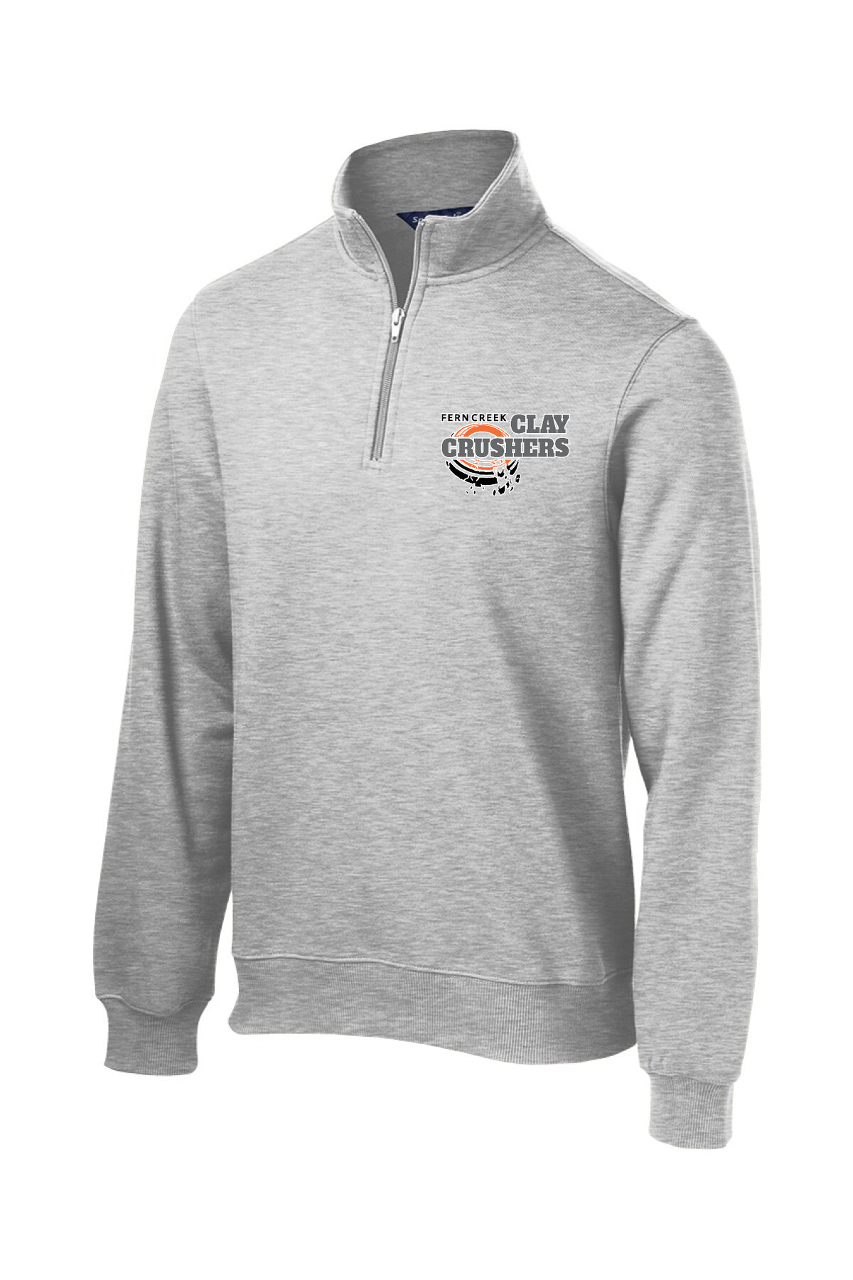Clay Crushers - Sport-Tek® 1/4-Zip Sweatshirt - ST253 (Outlined Logo) Embroidery