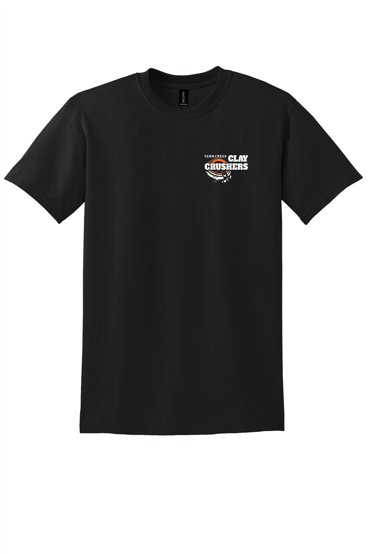 Clay Crushers - Gildan® - DryBlend® 50 Cotton/50 Poly T-Shirt - 8000 (White Logo) DTF
