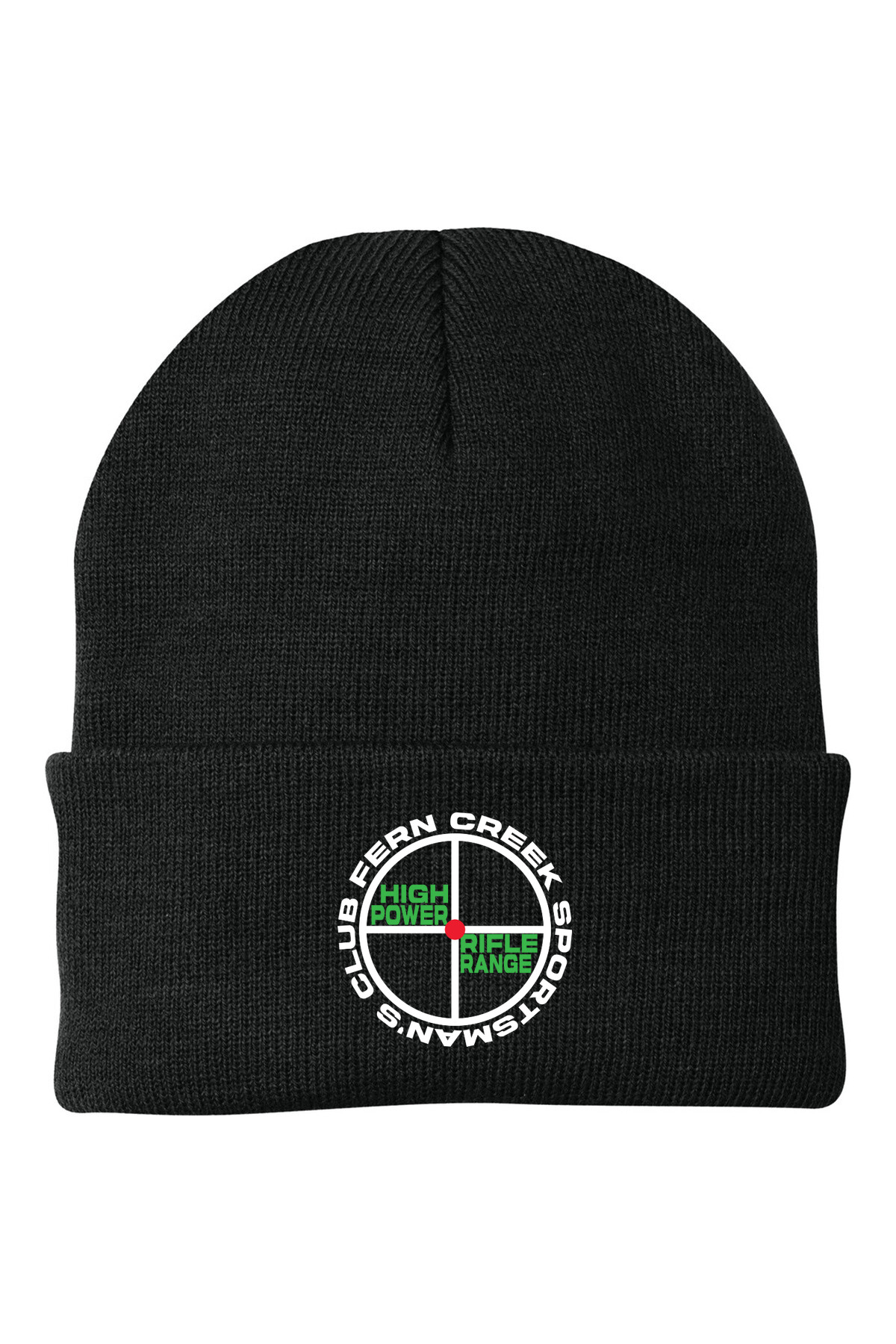 Fern Creek High Power Rifle Range - Port & Company® - Knit Cap - CP90 (White Logo) Embroidery