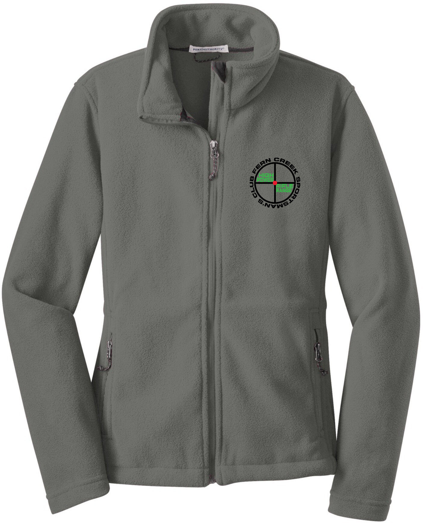 Fern Creek High Power Rifle Range - Port Authority® Ladies Value Fleece Jacket - L217 (Black Logo) Embroidery