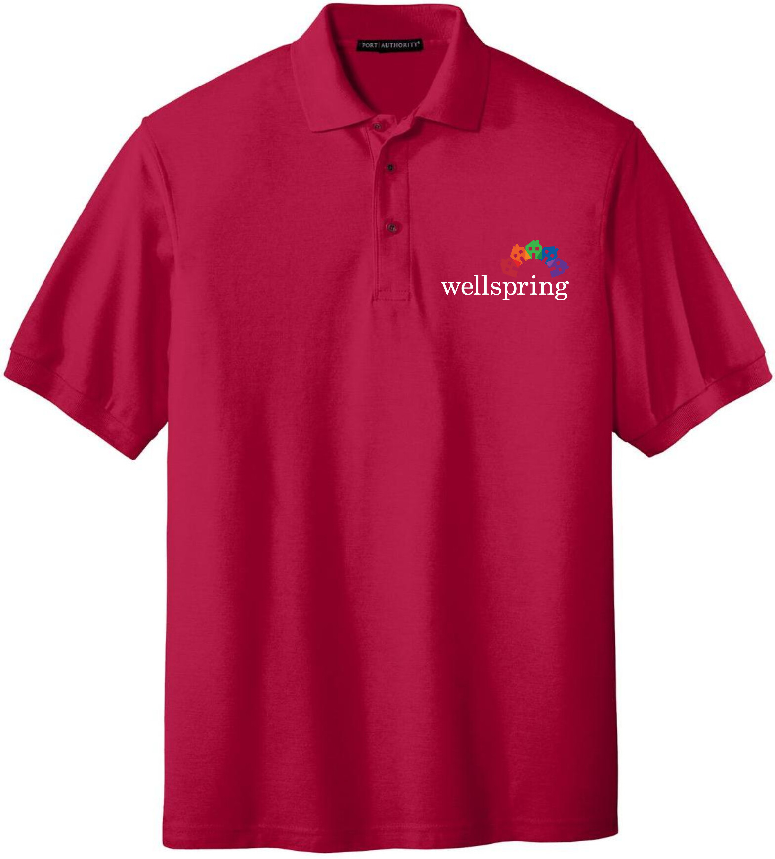 Port Authority® Silk Touch™ Polo - K500 (White Rainbow Logo)