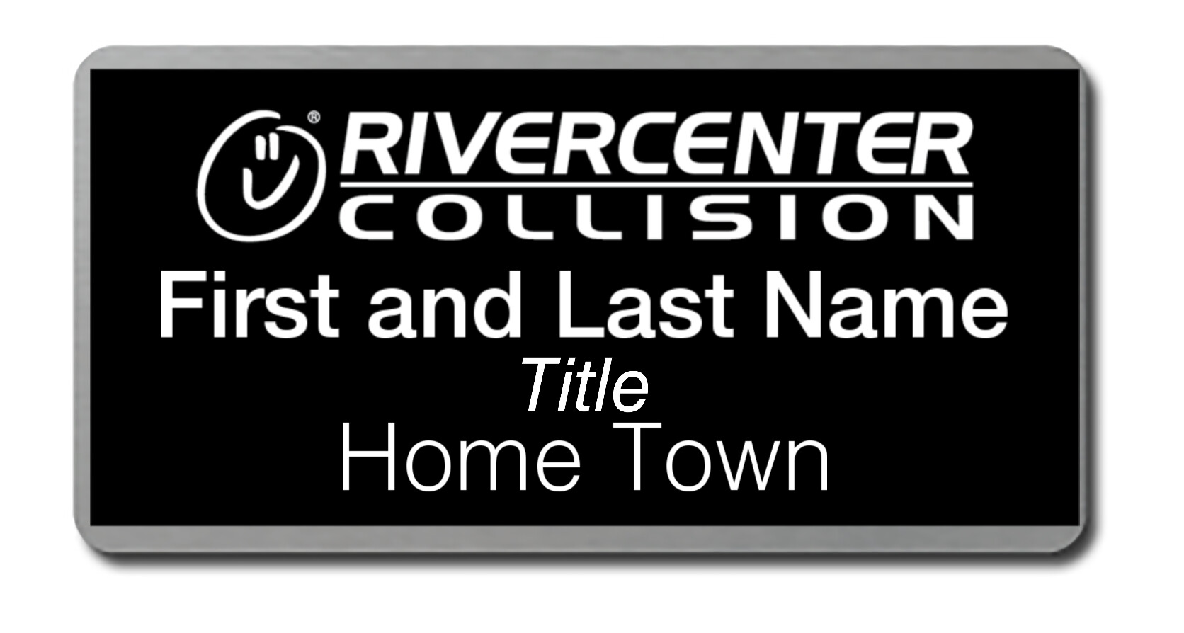 RiverCenter Collision – Name Tag