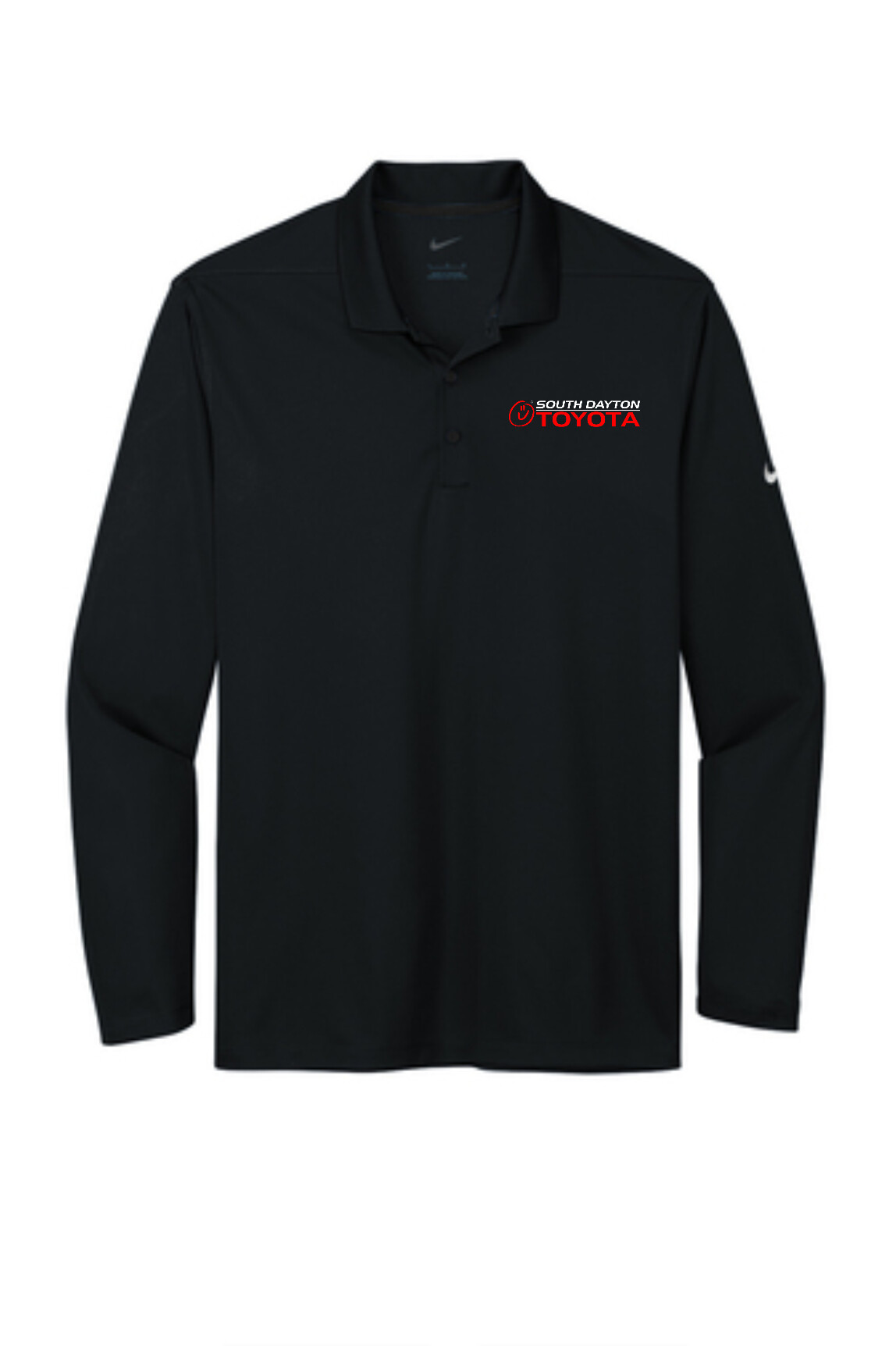South Dayton Toyota – NKDC2104 Nike Dri-FIT Micro Pique 2.0 Long Sleeve Polo (White Logo)
