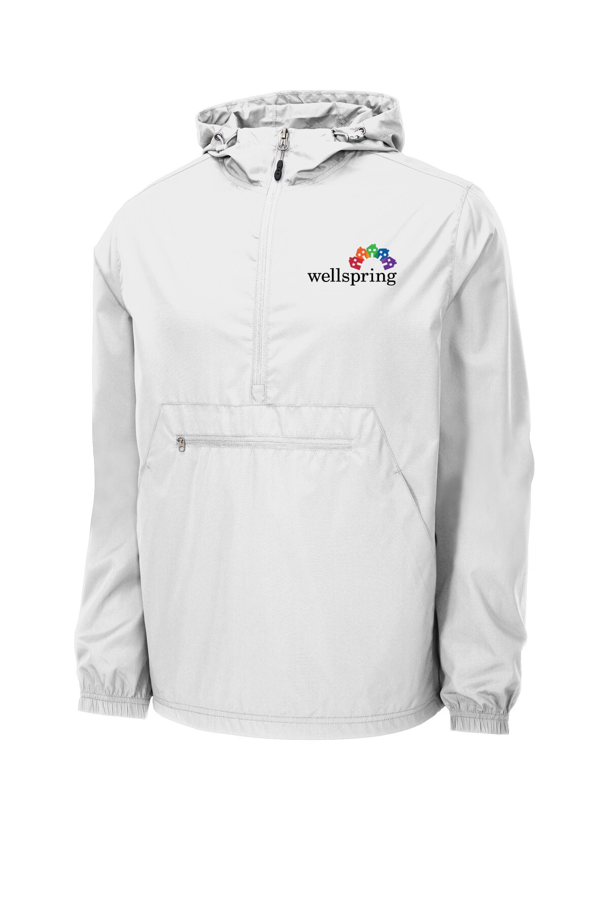 Sport-Tek® Packable Anorak - JST66 (Black Rainbow Logo)