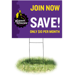 Yard Sign With H Stakes (Join Now)