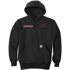 Building Institute - Carhartt ® Rain Defender ® Paxton Heavyweight Hooded Sweatshirt - CT100615 (White Logo) (Add your Own)