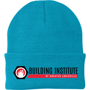 Building Institute - Port & Company® – Knit Cap - CP90 (Black Logo)