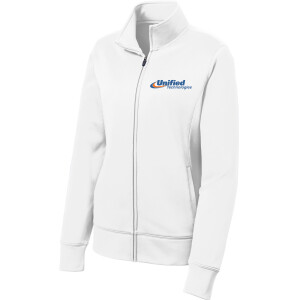 Sport-Tek® Ladies Sport-Wick® Fleece Full-Zip Jacket - LST241 (Blue Logo)