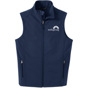 Port Authority® Core Soft Shell Vest - J325 (White Logo)