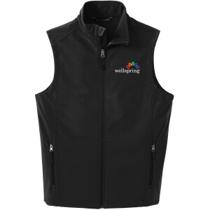 Port Authority® Core Soft Shell Vest - J325 (White Rainbow Logo)