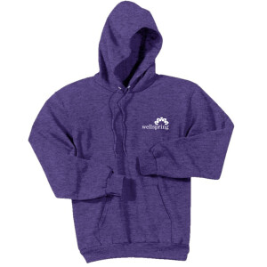 Port & Company® Core Fleece Pullover Hooded Sweatshirt - PC78H (White Logo)