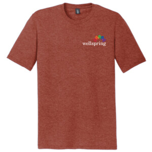 District ® Perfect Tri ® Tee - DM130 (White Rainbow Logo)