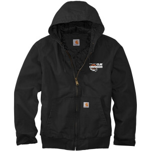 Clay Crushers - Carhartt® Washed Duck Active Jac - CT104050 (White Logo) Embroidery