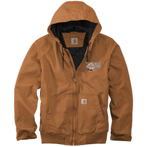 Clay Crushers - Carhartt® Washed Duck Active Jac - CT104050 (Outlined Logo) Embroidery