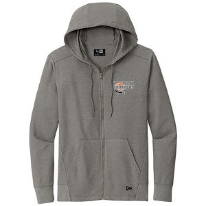 Clay Crushers -New Era® Thermal Full-Zip Hoodie - NEA141 (Outlined Logo) DTF
