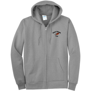 Fern Creek Trap – Port & Company® Essential Fleece Full-Zip Hooded Sweatshirt - PC90ZH (Black Logo) DTF