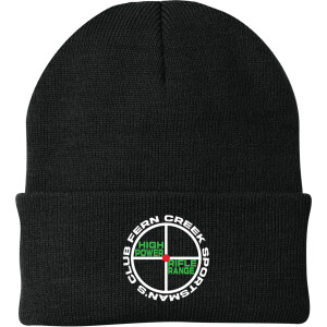 Fern Creek High Power Rifle Range - Port & Company® - Knit Cap - CP90 (White Logo) Embroidery