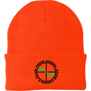Fern Creek High Power Rifle Range - Port & Company® - Knit Cap - CP90 (Black Logo) Embroidery