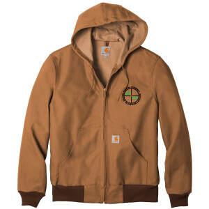 Fern Creek High Power Rifle Range - Carhartt ® Thermal-Lined Duck Active Jac - CTJ131 (Black Logo) Embroidery