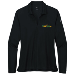 EZCAR$ALE – NKDC2105 Nike Ladies Dri-FIT Micro Pique 2.0 Long Sleeve Polo