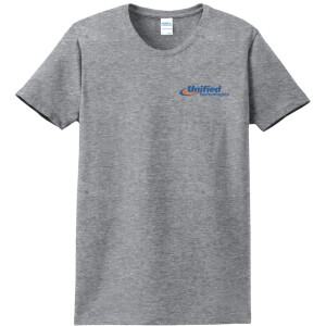 Port & Company® Women's Essential Tee - LPC61 (Blue Logo)