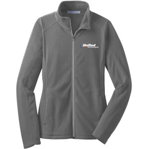 Port Authority® Women's Microfleece Jacket - L223 (White Logo)