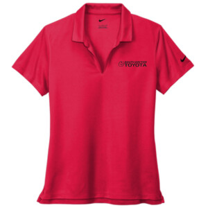 South Dayton Toyota – Nike Ladies Dri-FIT Micro Pique 2.0 Polo NKDC1991 (All Black Logo)