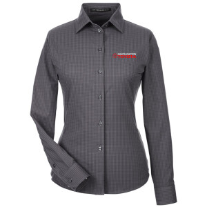 South Dayton Toyota - Devon & Jones Women's CrownLux Performance® Tonal Mini Check Woven Dress Shirt - DG535W