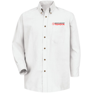 South Dayton Toyota - Red Kap Men's Poplin Dress Shirt - SP90 (Black Logo)
