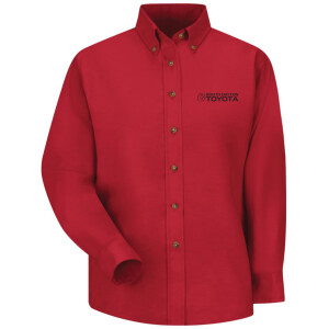 South Dayton Toyota - Red Kap Women's Poplin Dress Shirt - SP91 (All Black Logo)