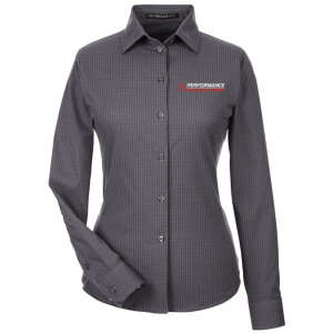 Performance Collision Center - Devon & Jones Women's CrownLux Performance® Tonal Mini Check Woven Dress Shirt - DG535W