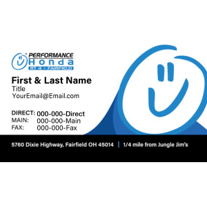 Performance Honda – Business Cards