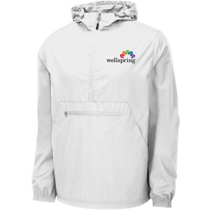 Sport-Tek® Packable Anorak - JST66 (Black Rainbow Logo)